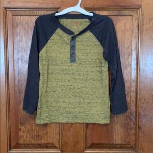 Boys Car& Jack Logan sleeve shirt